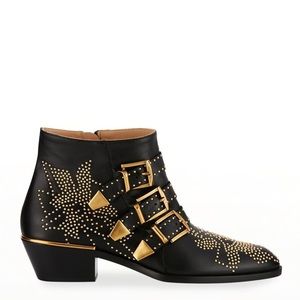 Chloé
Susanna Studded Leather Ankle Boots
